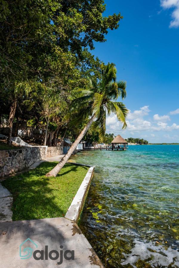 Villa Xtohil With Private Access To The Magic 7 Colors Lagoon Bacalar Exterior foto