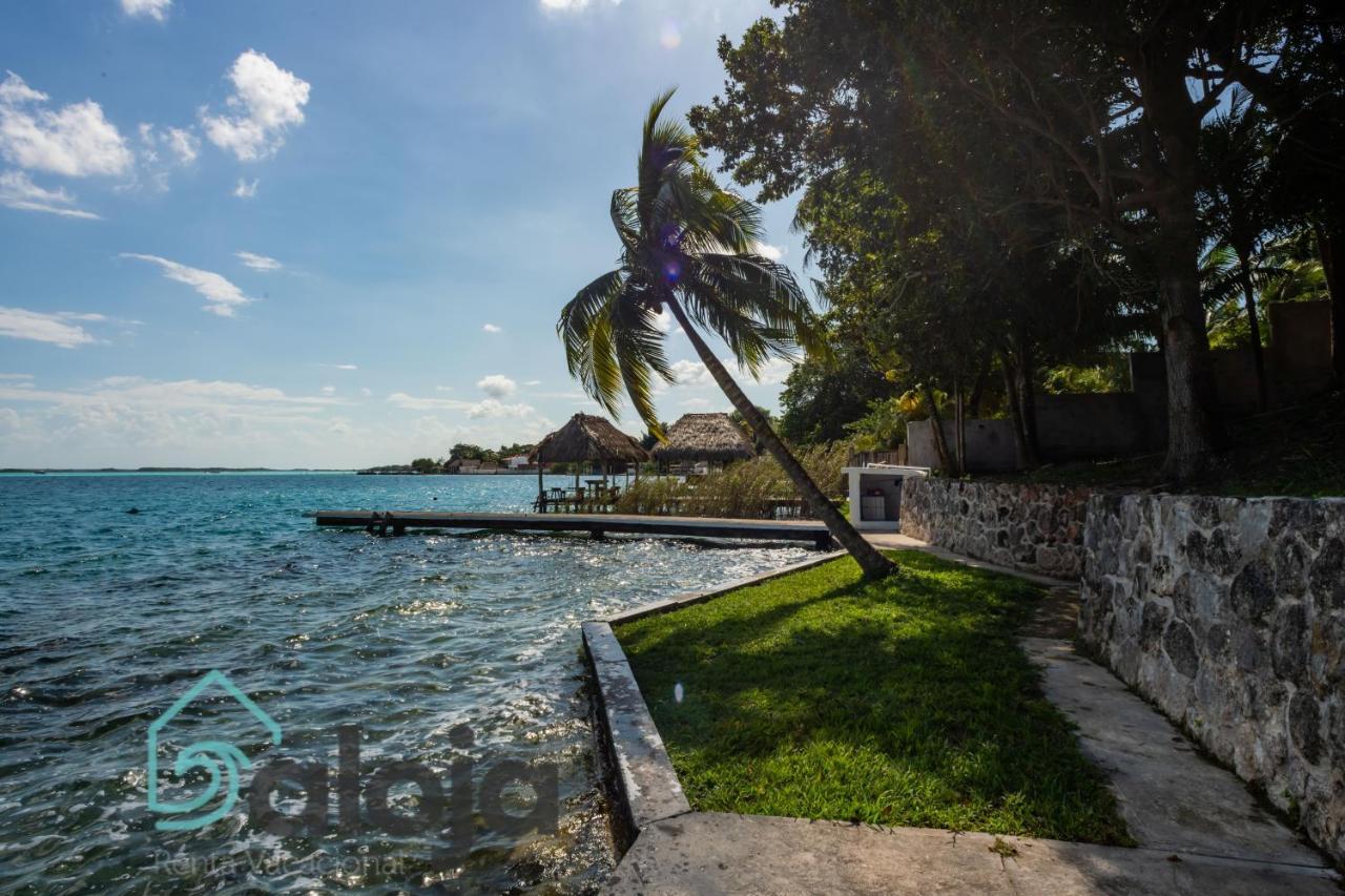 Villa Xtohil With Private Access To The Magic 7 Colors Lagoon Bacalar Exterior foto